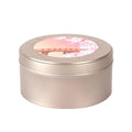 RTS Metal Sugar Tin Jar Tea Packaging Box Hot Sell Food Grade Round Christmas Cake Box Tin Container Tinplate Tin Cans for Cake
