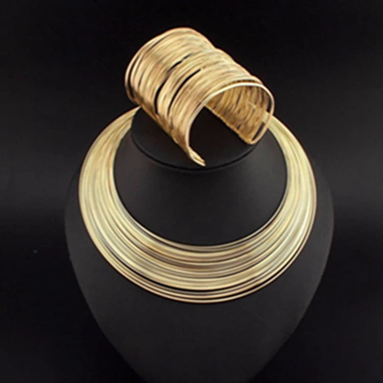 HSD-01 Wholesale Fashion Women Jewelry Kit Bracelet Necklace Set