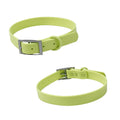 2025 Factory Support Customized Color Logo Package Hot Sale Waterproof PVC Coated Nylon Dog Collar Made Leather Plastic Tactical