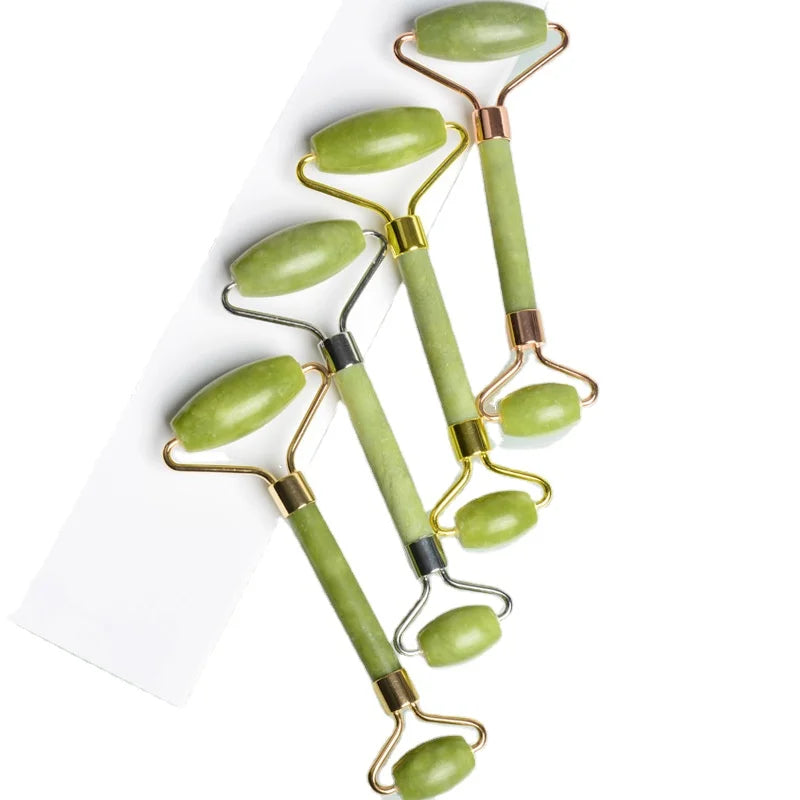 Diy Brand Products Healing Natural Crystal Message Spa Facial Beauty Xiuyan Jade Roller