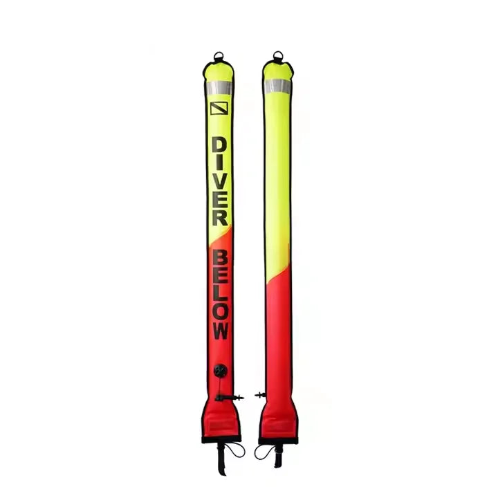 Custom Logo Scuba Diving SMB Safety Sausage Surface Marker Buoy for Swim Diving Gear Technical Diving