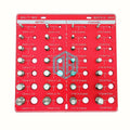 Upgrade Portable Nut & Bolt Thread Identifier Budget-Friendly 28 Gauges Compact Design for Small Repair Businesses