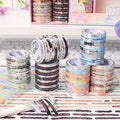 6 Rolls Per Box Munchkin Tape Handbook  English PET Tape Die-cut Handbook Tape Stickers