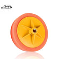 6 Inch Polishing Wheel Orange Wheel Shape Foam Pad Automotive Detail Polishing With Backboard Sponge Polishing Pad