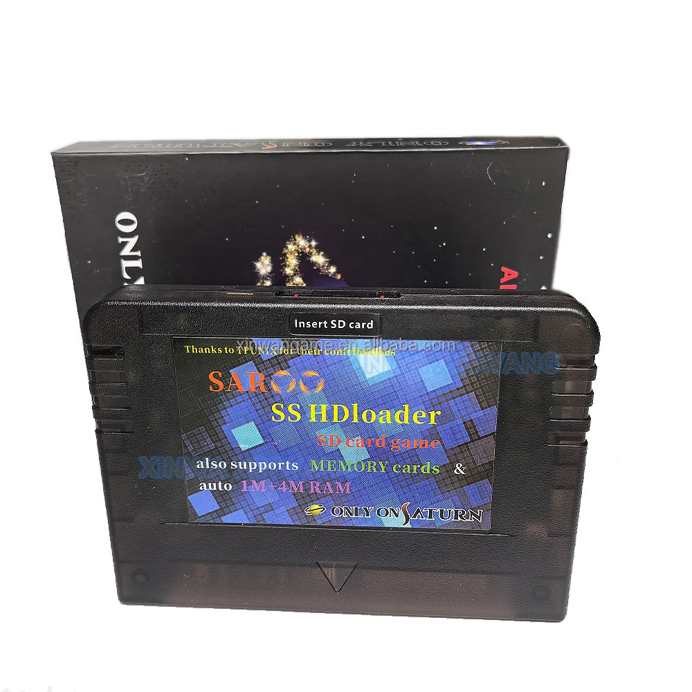 New SAROO SS HDloader Game Reader Cartridge Fast Reading Card Support SD TF Memory Cards Play Games Without CD for Saturn