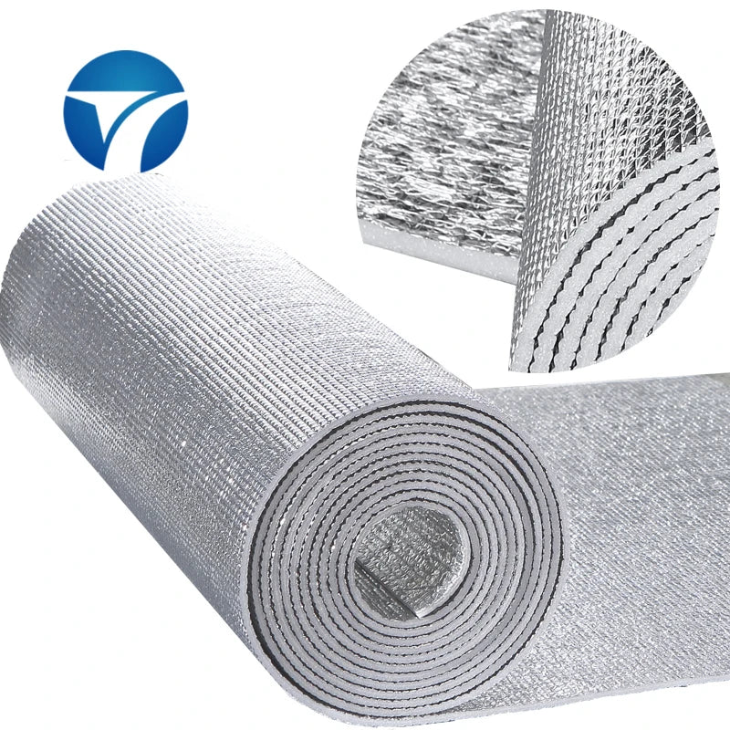 Factory Reflective Aluminum Foil EPE Foam Thermal Insulation Roll Heat Resistant Radiant Barrier for Roof Wall Floor on Building