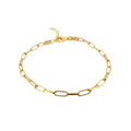 Rainbowking S925 Sterling Silver Bracelet Ins Wind Paper Clip Bracelet Hot Fashion Simple Creative Models Female Bracelet
