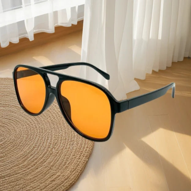 Large Frame Square Outdoor Sun Glasses UV400 Protection UV400 Plastic Sunglasses Round Double Bridge Sun Glasses Gafas De Sol De