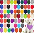Wholesale Sublimation Printed Solid Color Triangle Pet Bandana Custom Logo Cat Dog Scarf Bandana for Small and Large Dogs