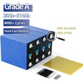 Lithium Ion Batteries 3.2V Grade a 8000 Cycle Prismatic Energy Storage System Lifepo4 280Ah Cells With Free Bus Bars and Studs