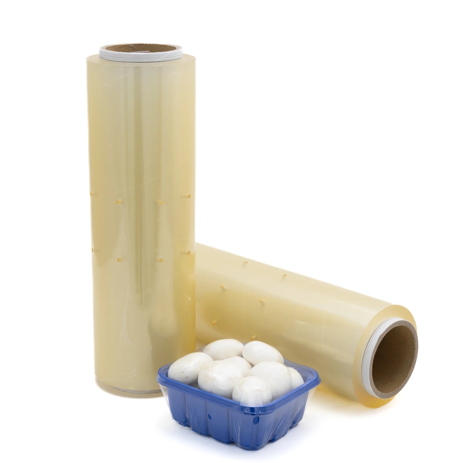 30cm Best Fresh Mushroom PVC Cling Package Stretch Film Wrap Roll 1500m