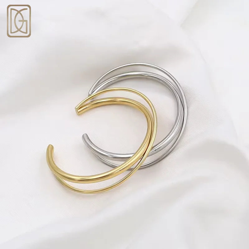 New Product Bright Planting Gold Fine Stainless Steel Fine Fashion Fashion Jewelry Bracelets