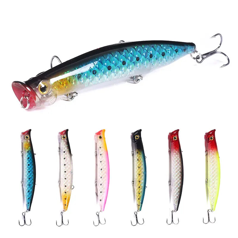 Wholesale PO043 11cm 13g Artificial Hard Baits Freshwater Saltwater Floating Popper Fishing Lures