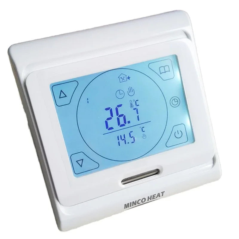 Programmable Thermostat Floor Heating Temperature Controller With 3m Sensor