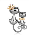 AG059 Hot Sale Fashion Cat Brooches Women Animal Cat Brooch Europe and America Jewelry Wholesale