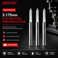 3.175*10Degree*0.2 Solid Carbide Flat Bottom Engraving Bit/ CNC Router Tool /Cutting Knifes ToolsPCB
