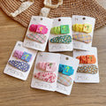 2pcs 2021 Cloth BB Hair Clip Fully Lined Alligator Clip Cute Assorted Hair Accessories for Teenage Girls