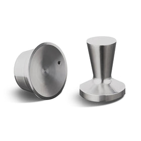 Customizable Packaging 1-Pod 1-Tamper Wareset Rosa Cafeteira Espresso Coffee Machine Spare Parts with Filter Capsule