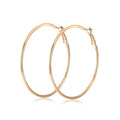 2025 Women Big Circle Earrings Fashion Exaggerated 10cm Size Gold Plated Hoop Earrings