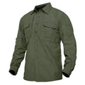 Wholesale Spring Quick Dry Shirt Hiking Outdoor Long Sleeve Shirt Workout Single Button Shirt