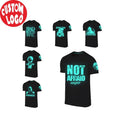 Custom Printing Reflective Logo  Growing in the Dark Fluorescent T-Shirt Women