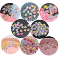 Mixed Clear Matte Plating Heart Star Round Ball with Hole Acrylic Plastic Beads DIY Necklace Bracelet Jewelry Making