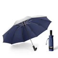 Automatic Reverse Umbrella Inverse Logo Printing Ten Bone Vinyl Folding Inverted Umbrellas  UV Protection Rainy Sunny Dual-Use