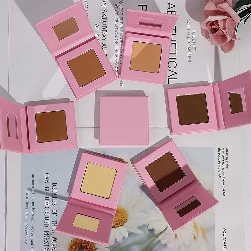 Private Label Pressed Powder Cosmetics Contour Duo Makeup Vegan Face Body Bronzer