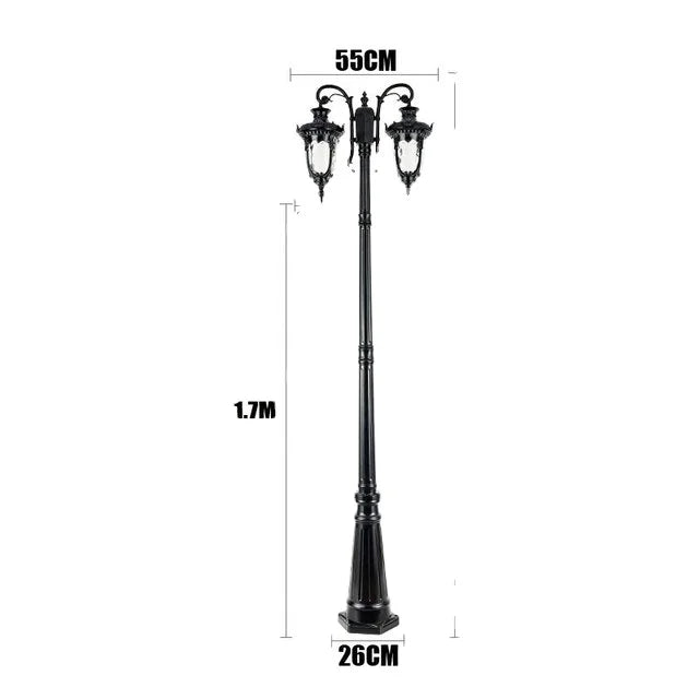 Waterproof Outdoor Villa High Pole Lights Landscape  LED Garden Lights Lawn Flowers Park Lights