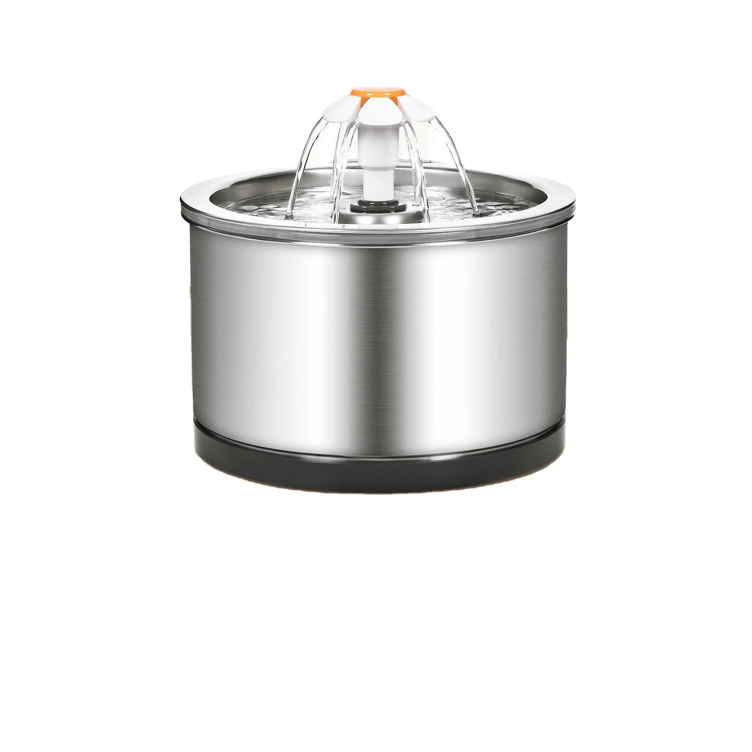 Stainless Steel Eco-Friendly Automatic Cat Water Fountain with 2.5L Capacity Rechargeable Pet Drinking Dispenser