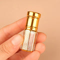 3ml Gold Arabic Crystal Essential Oil Bottles Attar Oud Glass Perfume Bottles With Roller