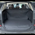 2-in-1 Luxury Dog Car Seat Cover Waterproof Pet Cat Carrier Protector with Solid Backseat Hammock for Travel