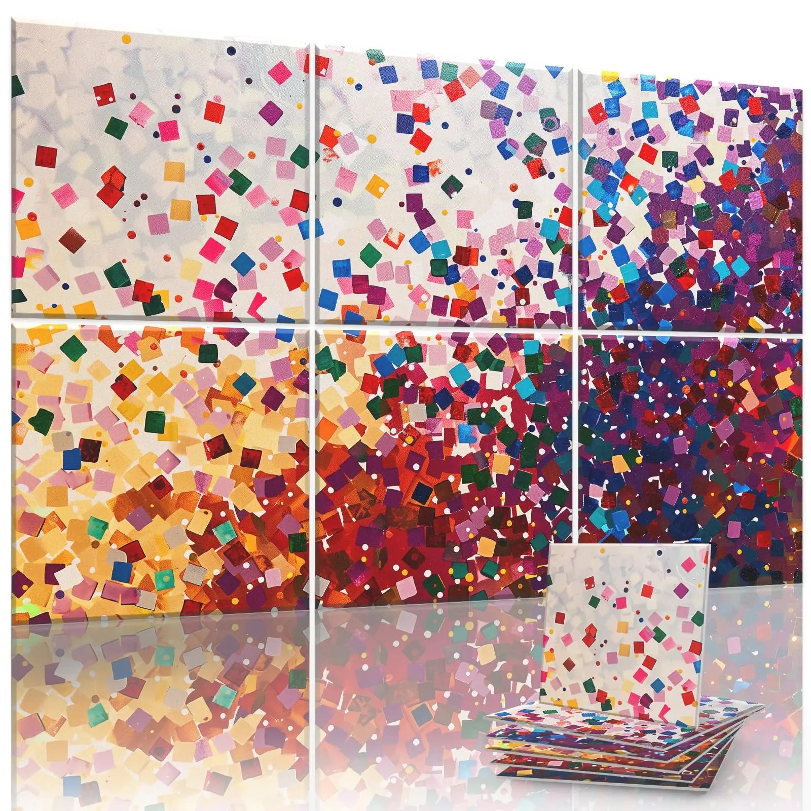 Art Painting Acoustic Panels 3d Panels Set HD Printed Modern Acoustic Wall Panels for Office Studio