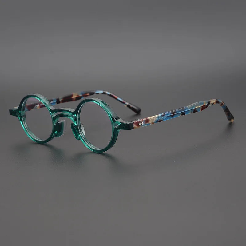 Shenzhen Factory Wholesale Retro Style Optical Frame Glasses with Acetate Frame and Anti-Blue Light Shenzhen Eye Glasses