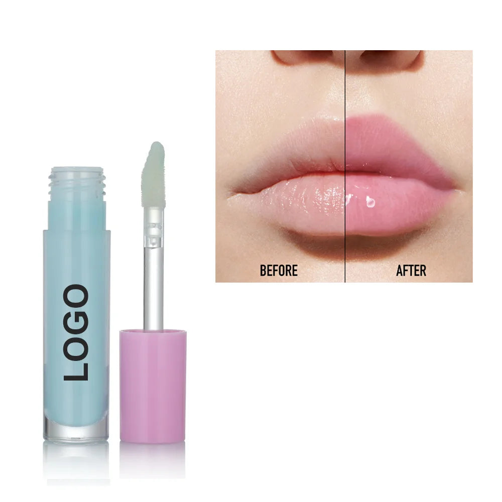 Wholesale Vegan Lip Filler Hydration Lip Plumping Gloss Enhancement Mineral Ingredients Liquid Form Logo/Labeled Sample 3pcs