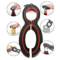 6 in 1 Bottle Opener Jar Lid Can Opener for Seniors with Arthritis Helping Hand Jar for Weak Hands Easy Opener