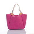Wholesale Leather Handle Bucket Bag Felt Women Handbag Leisure Bag