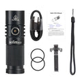 Sofirn SC21 1000lm 90CRI Mini & Powerful Light IPX8 Aluminum Alloy Rechargeable Keychain EDC Flashlight with Magnetic Tail