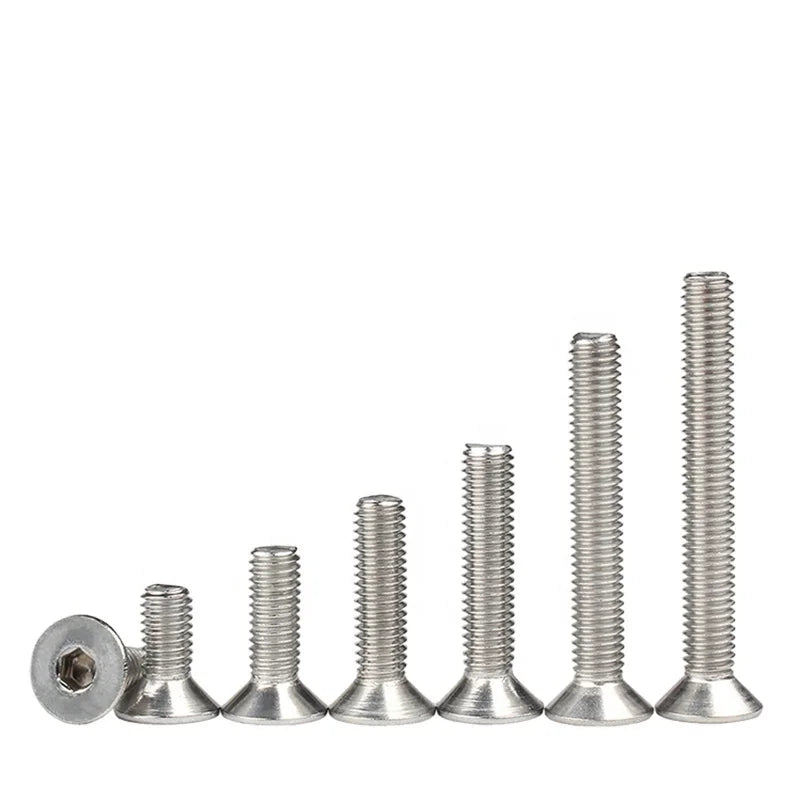 New Design Good Quality Furniture Screws 304 Stainless Steel Bolt Flat Head Countersunk Screw