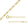 GP 1.4mm Real 14k Gold Filled Krinkle Necklace Chains W/spring Ring Clasp Paperclip Permanent Jewelry Link Chain Wholesale