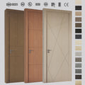 China Top Manufacture Modern Wood Door Designs American Approved Interior Wooden Doors for Bedroom Luxury Interiors Wood Doors