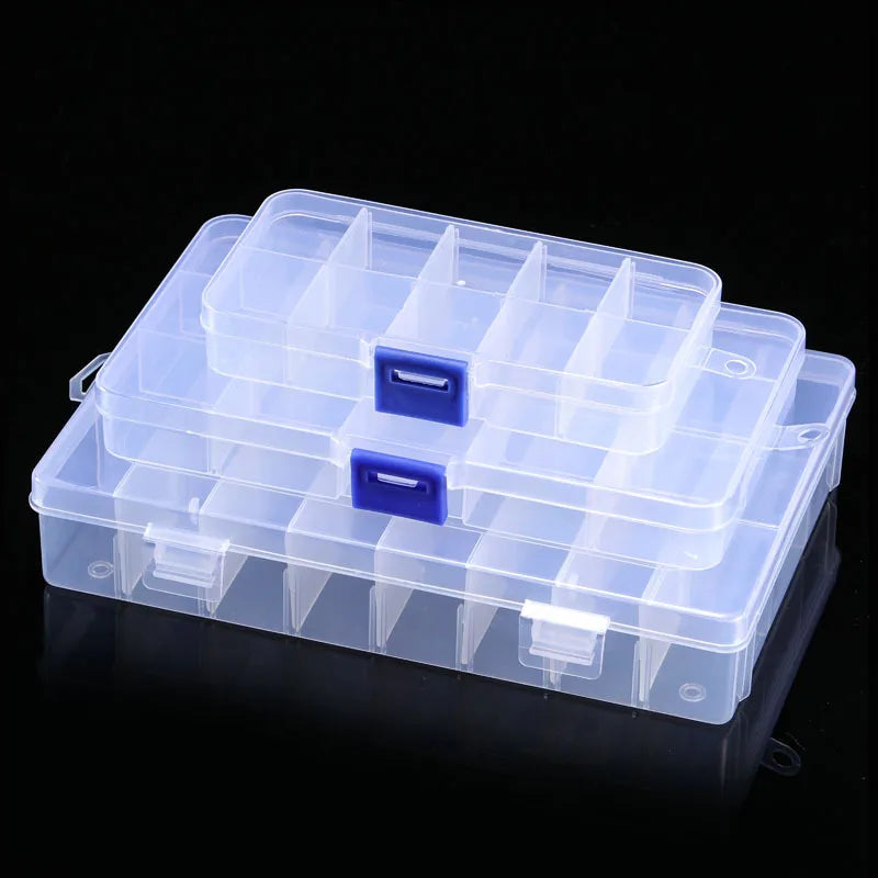 Hard Plastic Storage Case Box Plastic Fishing Lure Hook Bait Fishing Tackle Lure Hooks Box