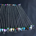 HY Wholesale Gemstone Crystal Pendulum Healing Dowsing Chakra Reiki Pendant Ornament for Decoration