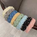 Yane AJ01 Fashion Braid Headband ABS Pearl Fabric Hair Hoop Unisex Daily Casual Hair Accessories