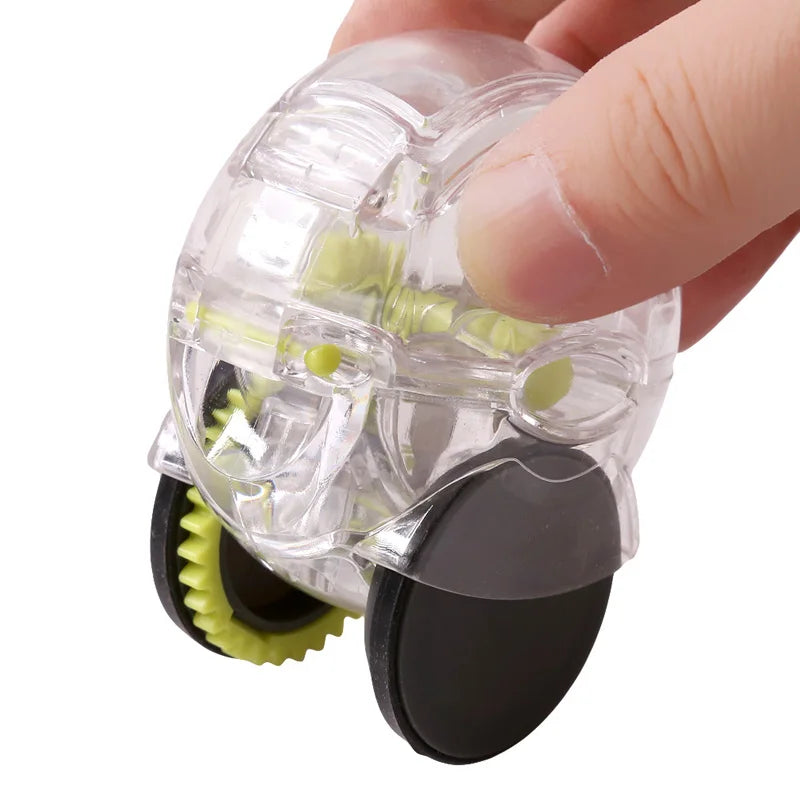 Garlic Mincer Rolling Garlic Chopper Peeler Crusher Manual Garlic Crusher with Wheel