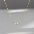 Factory Zircon Initial 925 Crystal Iced Out Women Girl Necklace Sterling Silver