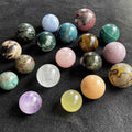 Wholesale Crystal Ball Healing Stones Purple Labradorite Crystal Sphere 40mm Round Clear Holder Magic Crystal Sphere Ball