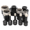 Brazed Diamond Reamer Ceramic Vitrified Brick Drill Floor Tile Dry Drilling Stone Hole Opener M14 Thread