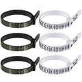 Promotional Custom Logo US/UK/EU Ring Sizer Finger Gauge Measure Ruler Scale Plastic Ring Sizer Jewelry Measuring Tool