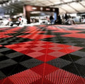 PVC Interlocking Garage Floor Tiles Click Vinyl Flooring for Workshop Mats for Home Workshop Use Graphic Design Available